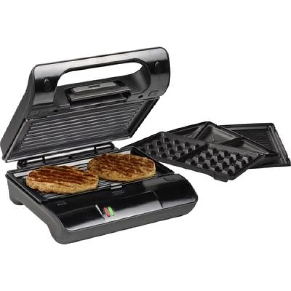 Image of Princess 01.117002.01.001 Electric Grill press Indicator light, Non-stick coating Black