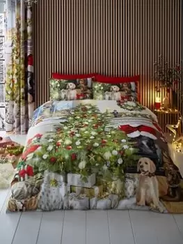 Image of Fusion Christmas Tree Duvet Set - Db