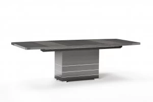 Image of Biba Lombard 196cm Dining Table Grey