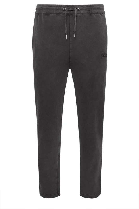 Image of BadRhino Mens Open Hem Joggers in Black Size: XL Black Male XL