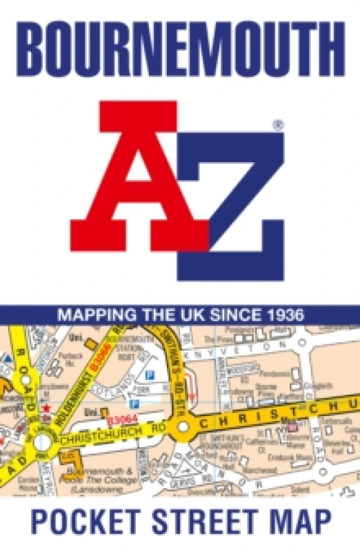 Image of Bournemouth A-Z Pocket Street Map. By AZ Maps Books
