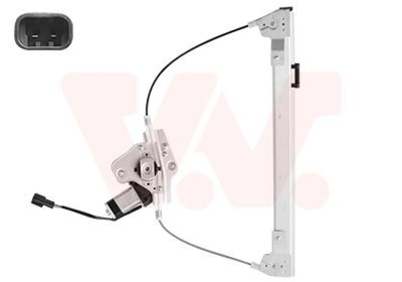 Image of VAN WEZEL Window regulator VAN WEZEL 1709261