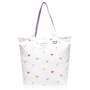 Image of Jack Wills Dale Embroidered Tote Bag - Multi