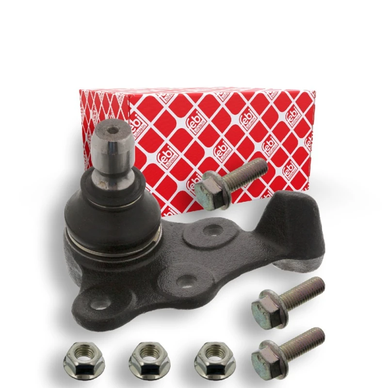 Image of FEBI BILSTEIN 05194 Ball joint Lower, with fastening/mounting material Support-/Steering Link (2462)
