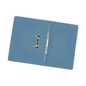 image of 5 Star Foolscap Transfer Spring Files 315gm2 Capacity 38mm Blue 1 x Pack of 50 Files 348 BLUZ