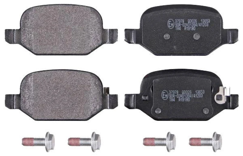 Image of A.B.S. 37978 Brake pad set with acoustic wear warning Brake Pad Set,disc brake (402)