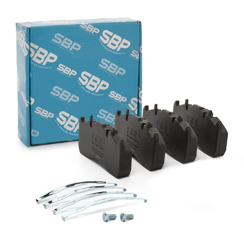 Image of SBP 07-P29173 Brake pad set Front Axle, not prepared for wear warning indicator Brake Pad Set,disc brake (402)