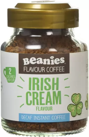 image of Beanies Irish Cream Flavour Decaff Coffee 50g