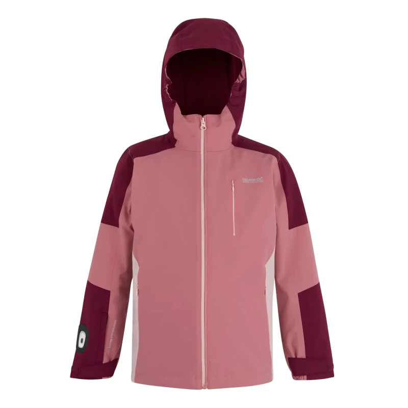 Image of 3-in-1 girls' hiking jacket Regatta Trekktain II Rose Female 6/7 ans