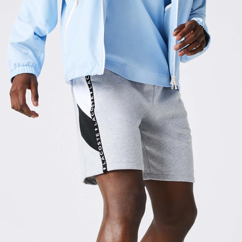Image of Lacoste Fleece Bermuda Shorts - Grey Grey XS