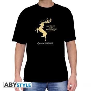 Image of Game Of Thrones - Baratheon* Mens Large T-Shirt - Black