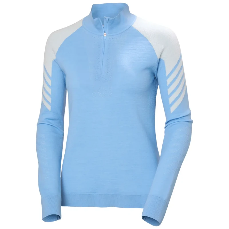 Image of Helly Hansen Womens 1/2 zip sweater Helly Hansen Lifa Bleu Female XS