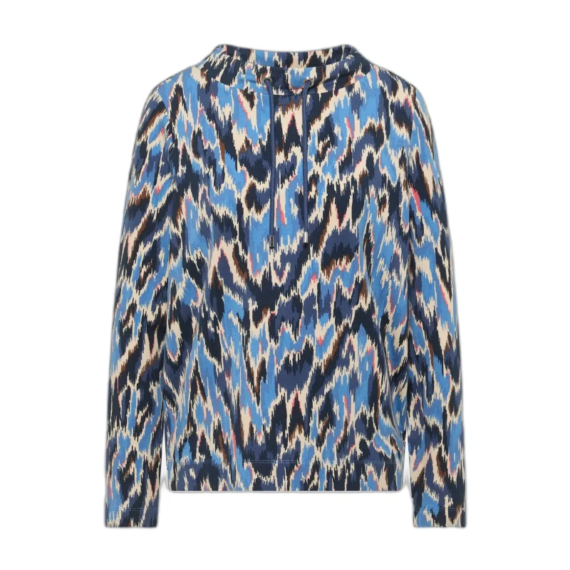 Image of cecil Womens roll-neck T-Shirt Cecil Bleu Female L