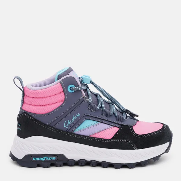 image of Skechers Girls Fuse Tread Lets Explore Walking Boots UK Size 13.5 (EU 33) Grey/Multi SKE1743-GYMT-13.5