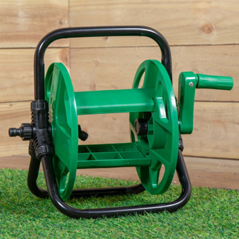 Image of Samuel Alexander Portable Garden Hose Pipe Holder / Reel - Holds Up To 30M Hose