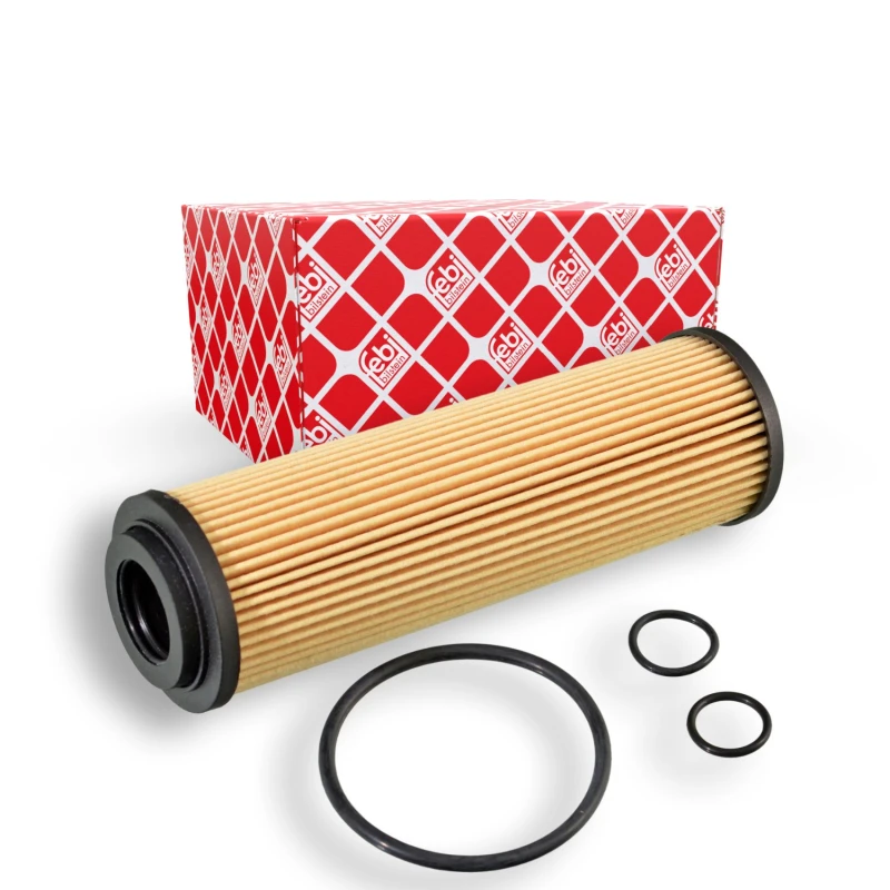 Image of FEBI BILSTEIN 38355 Oil filter Filter Insert, with gaskets/seals Oil Filter (7)