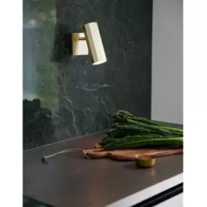 Image of Nordlux Lighting - Nordlux Alanis Single Spotlight Brass GU10