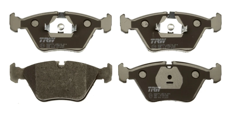Image of TRW GDB916 Brake pad set prepared for wear warning indicator Brake Pad Set,disc brake (402)