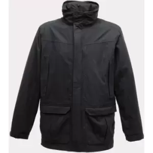 image of Professional VERTEX III Waterproof Breathable Jacket mens Jacket in Black - Sizes UK S,UK M,UK L,UK XL,UK XXL,UK 3XL