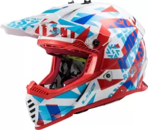 Image of LS2 MX437 Fast Evo Mini Funky Red White S