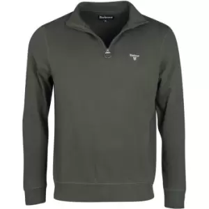 Image of Barbour Nico Half Zip Sweatshirt - Green