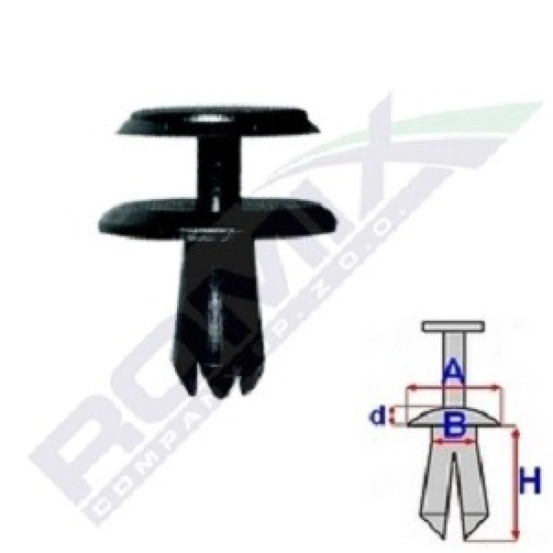 Image of VAICO V30-1985 Expanding Rivet Original VAICO Quality Expanding Rivet (4039)