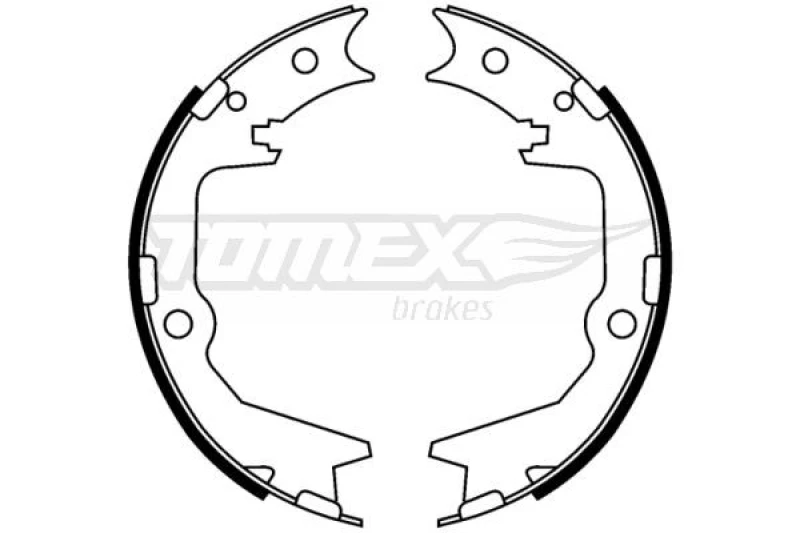 Image of TOMEX brakes Brake Shoe Set TOMEX brakes TX 22-39