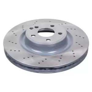 Pair of Brake Discs 44008 by Febi Bilstein Front Axle