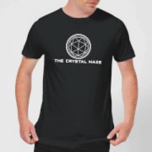 image of Crystal Maze Logo Mens T-Shirt - Black