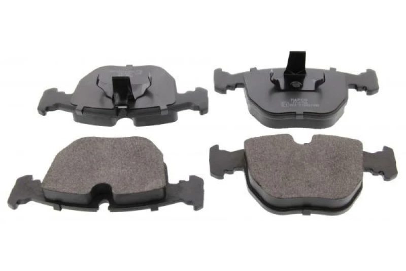 Image of MAPCO 6708 Brake pad set Front Axle, excl. wear warning contact, with anti-squeak plate Brake Pad Set,disc brake (402)
