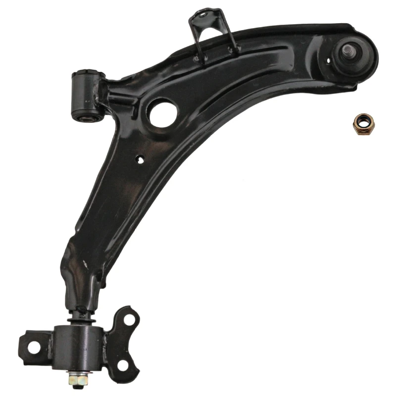 Image of FEBI BILSTEIN 41726 Suspension arm Control Arm, Sheet Steel, Front Axle Right, with bearing(s), with holder Sheet Steel Track Control Arm (273)