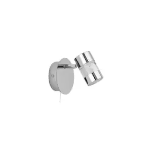Image of Searchlight Bubbles - LED 1 Light Bathroom Wall Spotlight Chrome, Bubble Effect IP44