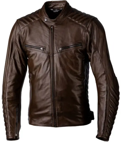 image of RST Roadster 3 CE Leather Jacket Men Brown 44