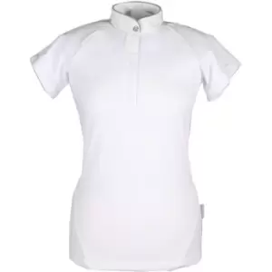 image of Horseware Kids Compeition Shirt Short Sleeve - White