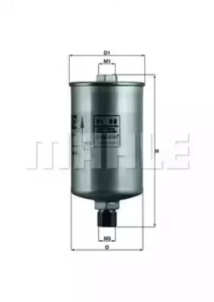 image of Fuel Filter KL88 78532608 by MAHLE Original