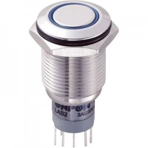 Image of TRU COMPONENTS LAS2GQF 22ZEB12VSP Tamper proof pushbutton 250 V AC 3 A 2 x OnOn latch