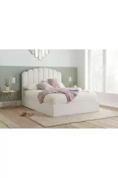 image of Monaco Double Ottoman Bed White