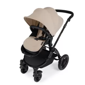 image of Ickle Bubba Stomp V3 i-Size Travel System with Isofix Base - Sand on Black with Black Handles