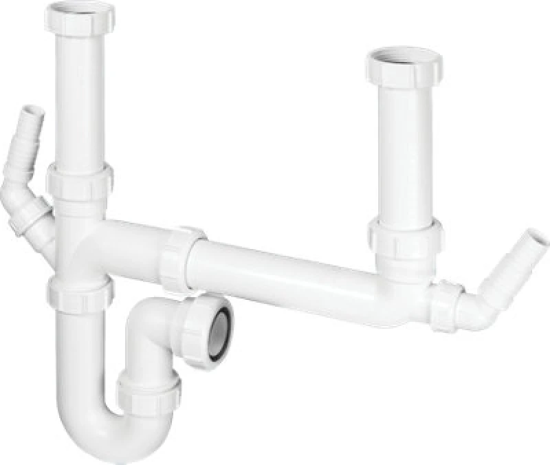 Image of Mcalpine Sk2A Standard Double Bowl Kit With 2 Nozzles