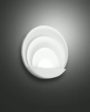 Image of Sunrise Integrated LED Wall Light White Glass