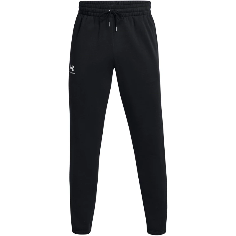 Image of Under Armour Mens Icon Taping Closed Hem Fleece Joggers Black male S