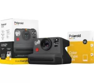 Image of POLAROID Now Instant Camera Everything Box with Color i-Type Film - Black