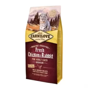 Image of Carnilove Adult Chicken and Rabbit Cat Food 6kg