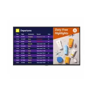 Image of LG 49UH7F signage display Digital signage flat panel 124.5cm (49") IPS WiFi 700 cd/m 4K Ultra HD Black Web OS 24/7
