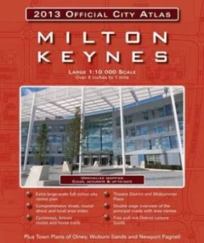 Image of Milton Keynes 2013 Official City Atlas. Paperback