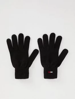 Image of Tommy Jeans Basic Knitted Gloves - Black