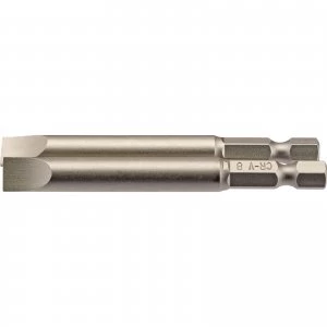 Image of Draper Slotted Screwdriver Bit 8mm 75mm Pack of 2