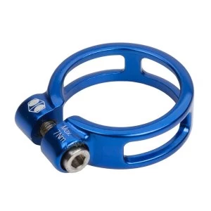 Image of Box Helix Seat clamp Blue 31.8mm
