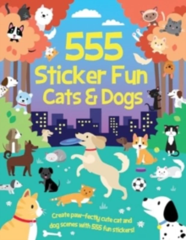 Image of 555 Sticker Fun - Cats & Dogs Activity Book Paperback / softback