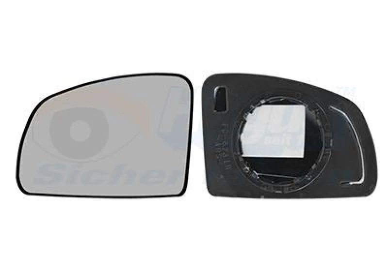 Image of VAN WEZEL Wing mirror glass VAN WEZEL 3781833